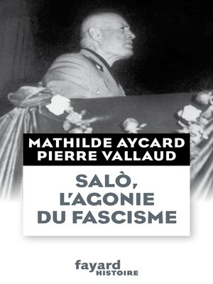 cover image of Salò, l'agonie du fascisme